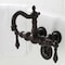 Kingston Brass CA1001T5 3-3/8" Tub Wall Mount Clawfoot Tub Faucet, Oil Rubbed Bronze CA1001T5 - alternate 5